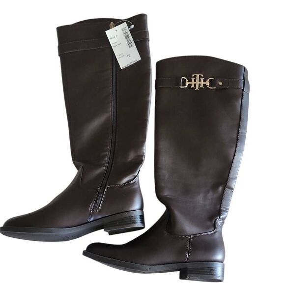 Tommy Hilfiger Shoes - Tommy Hilfiger Brown Heeled Boots